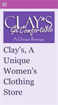 Mobile Screenshot of claysclothing.com